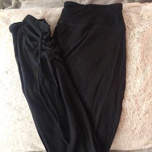 Cotton blend legging with leg ties 5/$10